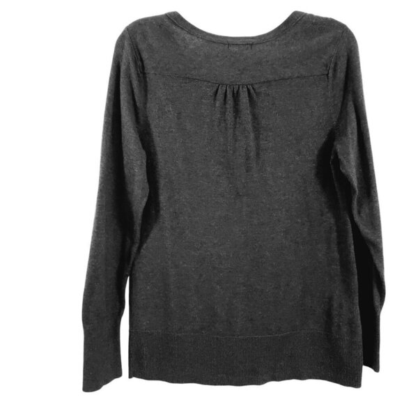 Eddie Bauer Women’s Grey Lightweight Crew Neck Pullover Sweater  – Size Medium - Picture 6 of 13